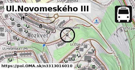 Ul.Novomeského III