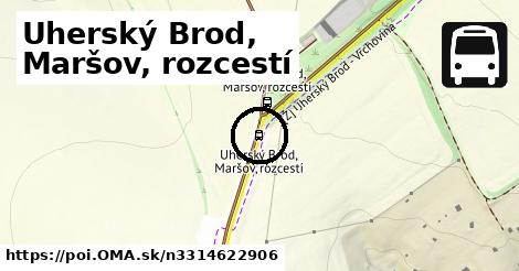 Uherský Brod, Maršov, rozcestí