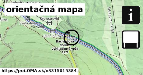 orientačná mapa