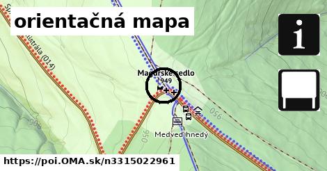 orientačná mapa