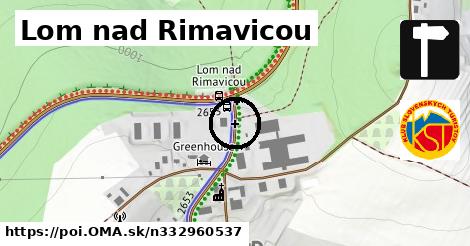 Lom nad Rimavicou