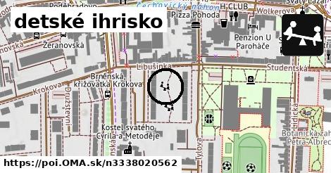 detské ihrisko