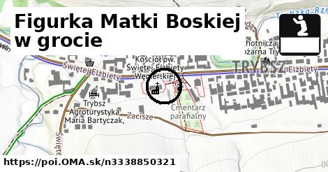 Figurka Matki Boskiej w grocie