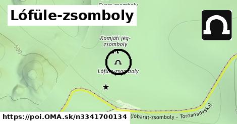 Lófüle-zsomboly