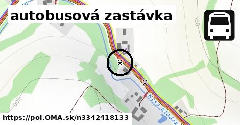 autobusová zastávka