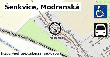 Šenkvice, Modranská