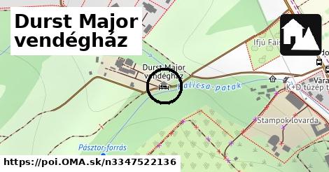 Durst Major vendégház