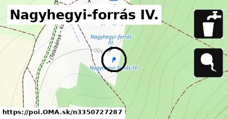 Nagyhegyi-forrás IV.