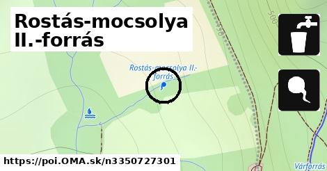 Rostás-mocsolya II.-forrás