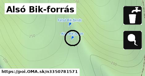 Alsó Bik-forrás