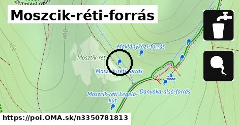 Moszcik-réti-forrás