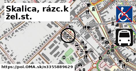 Skalica, rázc.k žel.st.