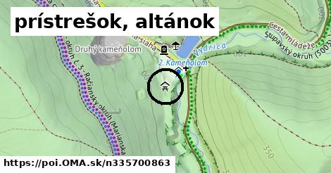 prístrešok, altánok