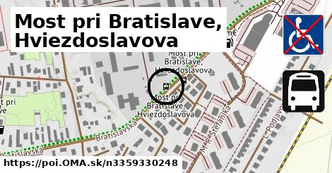 Most pri Bratislave, Hviezdoslavova