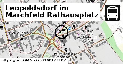 Leopoldsdorf im Marchfeld Rathausplatz