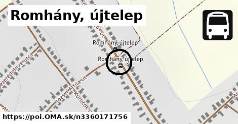 Romhány, újtelep