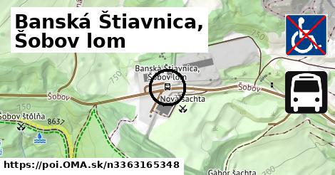 Banská Štiavnica, Šobov lom