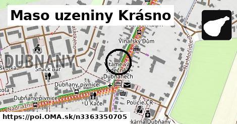 Maso uzeniny Krásno