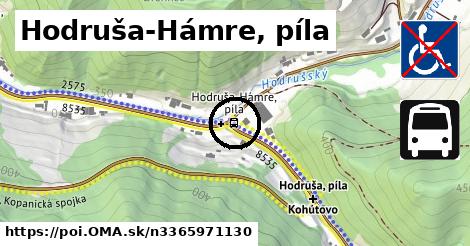 Hodruša-Hámre, píla