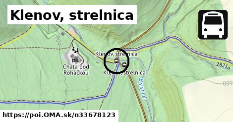 Klenov, strelnica