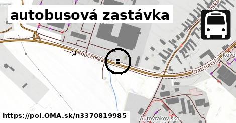 autobusová zastávka