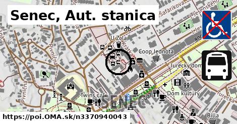 Senec, Aut. stanica