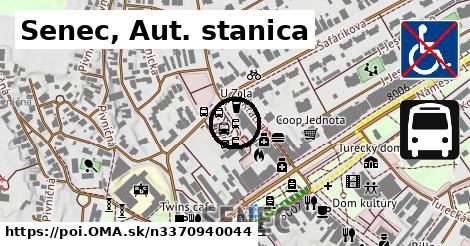 Senec, Aut. stanica