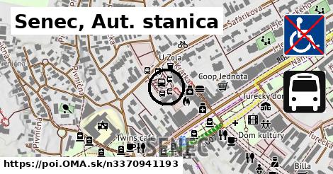 Senec, Aut. stanica