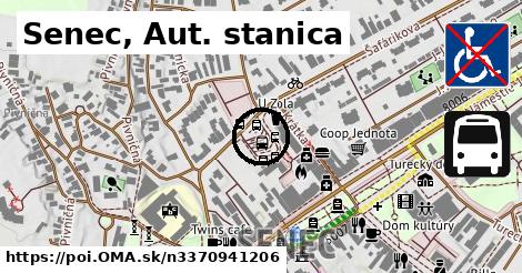 Senec, Aut. stanica