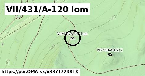 VII/431/A-120 lom