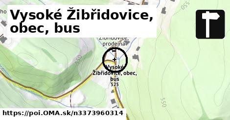 Vysoké Žibřidovice, obec, bus