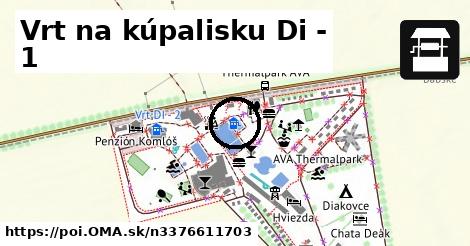 Vrt na kúpalisku Di - 1