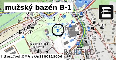 mužský bazén B-1