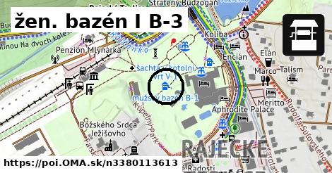 žen. bazén I B-3