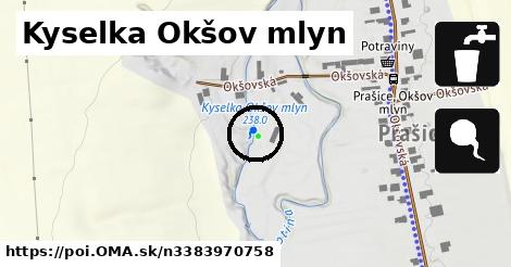 Kyselka Okšov mlyn