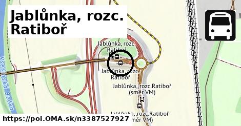 Jablůnka, rozc. Ratiboř