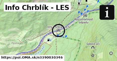 Info Chrblík - LES