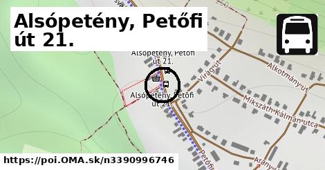 Alsópetény, Petőfi út 21.