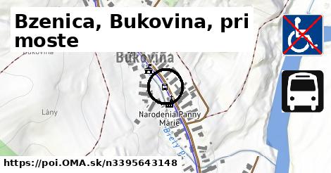 Bzenica, Bukovina, pri moste