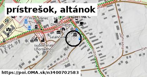 prístrešok, altánok