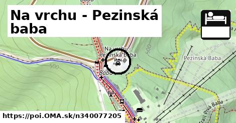 Na vrchu - Pezinská baba