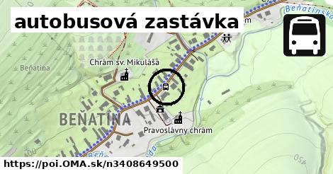 autobusová zastávka