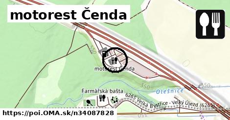 motorest Čenda