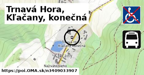 Trnavá Hora, Kľačany, konečná