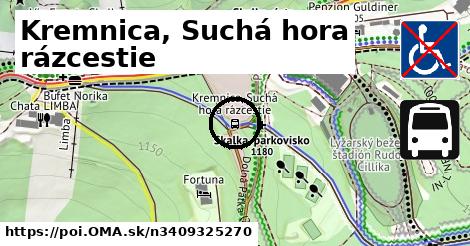 Kremnica, Suchá hora rázcestie