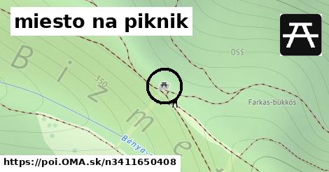 miesto na piknik