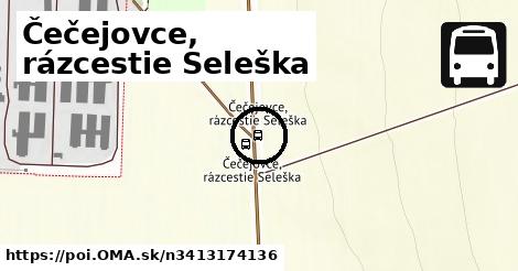 Čečejovce, rázcestie Seleška