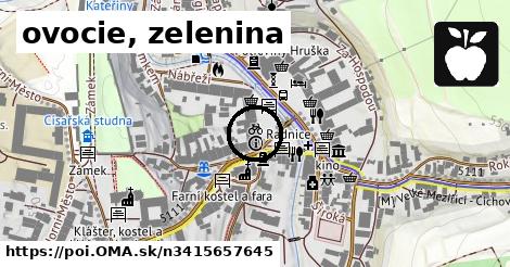 ovocie, zelenina