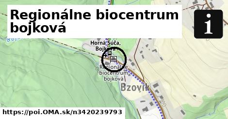 Regionálne biocentrum bojková