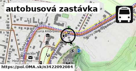 autobusová zastávka